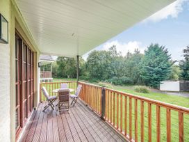 A deck with outdoor furniture at Bargany in Girvan