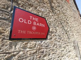 Sign for The Old Barn at The Trooper Inn in Stourton Caundle near Stalbridge