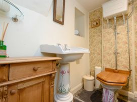 A bathroom with a sink and toilet at Ladye Park in Liskeard