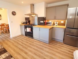 A kitchen with modern appliances at Westerlodge in Threlkeld near Keswick