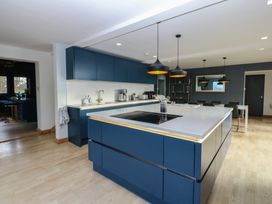 A kitchen with a countertop and appliances at Chapel Hill in Catlowdy