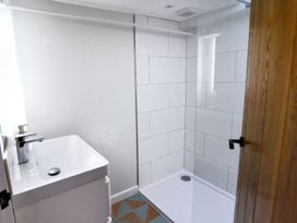A bathroom with a sink and shower at proposed 3 bed apartment in Lyme Regis