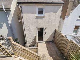 An outdoor area with stairs and a view of a house at Avocet in Lyme Regis