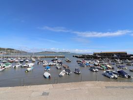 A view of boats in a harbor at Avocet in Lyme Regis