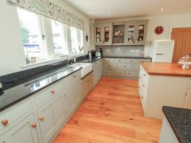 A kitchen with a sink and countertop at Thimble Hill Near Armathwaite