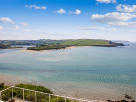 A seascape with hills and beach at 6 Avon Quillet Bigbury-On-Sea