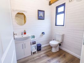 A bathroom with a sink and toilet at Killinure Cottage in Glasson, County Westmeath