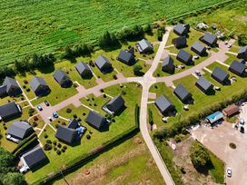 An aerial view of houses and roads at Charcoal Lodge in Brigg