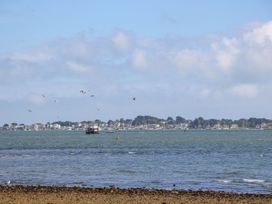 A view of water with birds and boats at Harbour View Poole in Poole