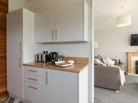A kitchen with cabinets and a countertop at Greystone in Great Ayton