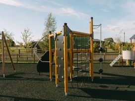 A playground with climbing equipment at Leven (Pet) in Great Ayton
