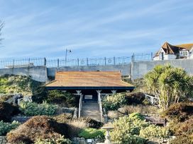A structure with steps and plants at 11 Langer Road in Felixstowe