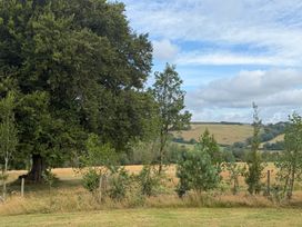 A landscape with trees and fields at Moorland View in Dobwalls