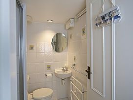 A bathroom with a sink and toilet at 4 Ringrone in Salcombe