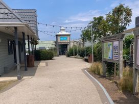 An outdoor walkway leading to a building at Gannet 18 (G18) Bridlington