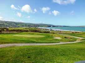 A golf course with ocean view at Ty Mor in Newport, Pembrokeshire