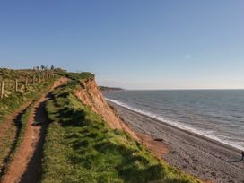 A path along a cliff overlooking the sea at Somerby in St Bees