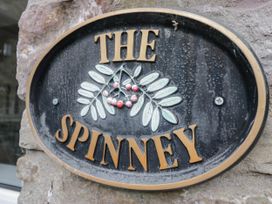 A sign with the name The Spinney on it near Milnthorpe