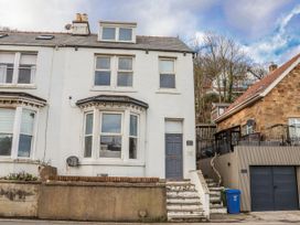 A house with windows and door at South Villa Sandsend near Whitby