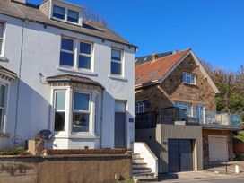 A house with windows and a door in Sandsend near Whitby