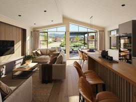 A living room with a sofa and coffee table at Lonscale (Pet) Penrith