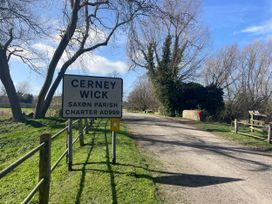A road sign at Cerney Wick in Cerney Wick near South Cerney, Cotswolds