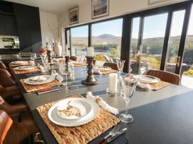 A dining table set for a meal at Hanowen House in Dungloe, County Donegal