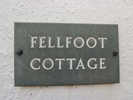 A nameplate displaying Fellfoot Cottage