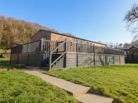 A building with decking and steps in an outdoor area at The Ridgeway in New Quay