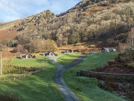 An outdoor area with glamping pods and paths at Bluebelle - Crossgate Luxury Glamping Hartsop