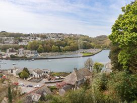 A view of the river and houses at Flat 5 Looe
