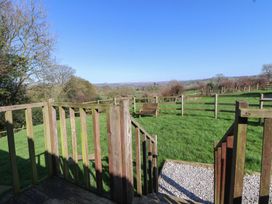 An outdoor area with a view of the landscape at Shepherds Delight in Biddulph Moor