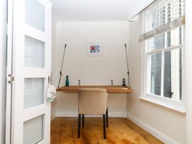A study with a desk and chair at Dennings House, Mayors Avenue in Dartmouth