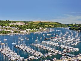 A marina with boats and hills at Dennings House, Mayors Avenue, Dartmouth