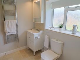 A bathroom with sink and toilet at Harbins Farm in Glanvilles Wootton Nr. Sherborne