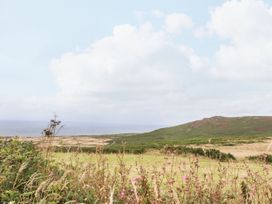 A view of the ocean and hills in St. Ives
