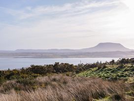 A landscape view featuring water and mountains at Cabin 8 Inish Dumhaigh, Gortahawk