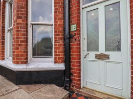 An entrance with a door and windows at 30 Prospect Hill Whitby