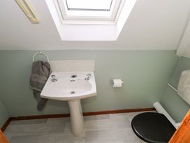 A bathroom with a sink and toilet at Ocean View in Westport