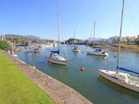 A marina with boats in the water at 10 Oakley Wharf Porthmadog