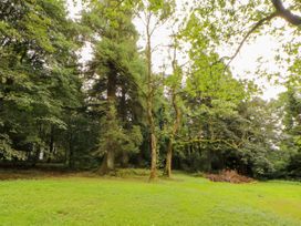 A forest area with trees and grass at Rochester Apartment in Orton