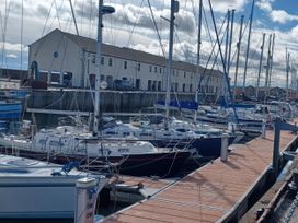 A marina with boats at B2 in Lossiemouth