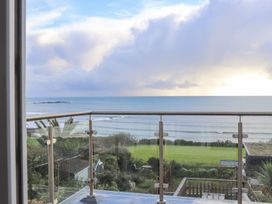 An outdoor view of the ocean and sky at Ty Bryn in Marazion