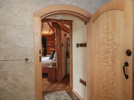 A doorway leading into a bedroom at Copper Suite in Chulmleigh