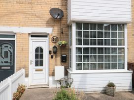 A front entrance with a door and window at Memory Maker in Bridlington