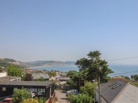 A view of the sea and hills from a property at Seaview in Lyme Regis