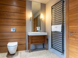 A bathroom with a sink and toilet at Prospect House in Windermere