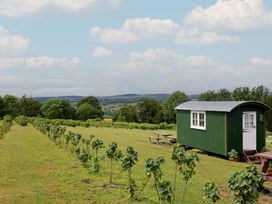 A shepherd's hut near a vineyard at Shepherds Hut at East Hill Pride Four Elms Hill Nr Sidmouth