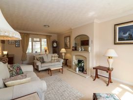 A living room with a sofa and coffee table at Number 10, Broadway