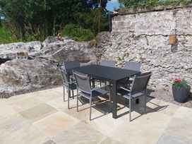 A dining set on a patio area at Abina's in Kenmare, County Kerry